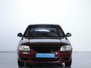 2008 Hyundai Accent ТагАЗ II, красный, 399000 рублей, вид 2