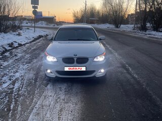 2009 BMW 5 серии 525i V (E60/E61) Рестайлинг, белый, 1290000 рублей, вид 2