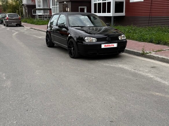 2004 Volkswagen Golf GTI IV, чёрный, 400000 рублей - вид 4