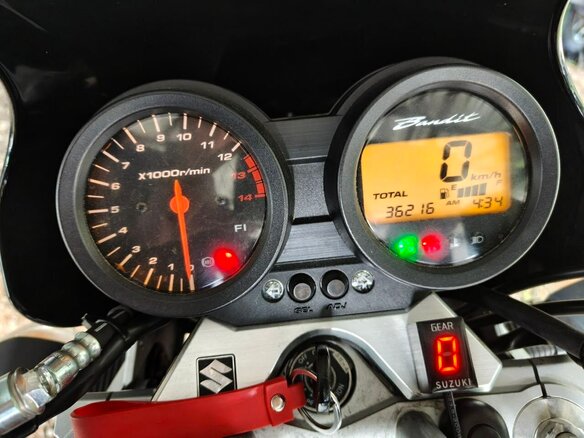 2007 Suzuki Bandit GSF 650, красный, 450000 рублей - вид 5
