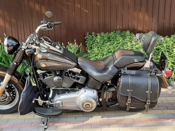 2013 Harley-Davidson Fat Boy, коричневый, 1450000 рублей - вид 13