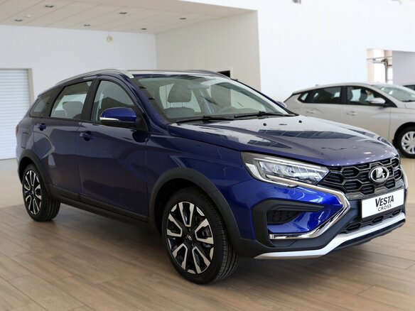 2026 Lada (ВАЗ) Vesta SW Cross I Рестайлинг (NG), синий - вид 2