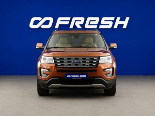 2017 Ford Explorer V Рестайлинг, коричневый, 2450999 рублей, вид 3