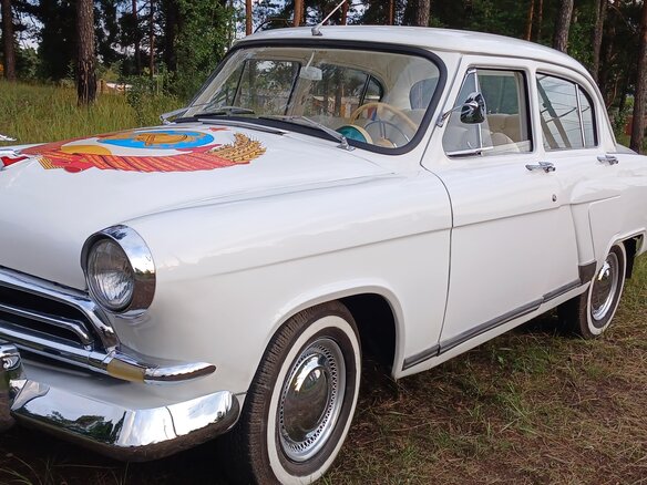 1958 ГАЗ 21 «Волга» 21В, белый, 2450000 рублей - вид 1