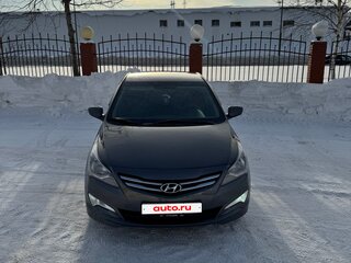 2015 Hyundai Solaris I Рестайлинг, серый, 970000 рублей, вид 5