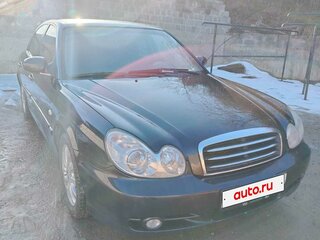 2007 Hyundai Sonata ТагАЗ IV (EF) Рестайлинг, чёрный, 490000 рублей, вид 3