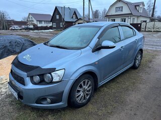 2012 Chevrolet Aveo II, голубой, 375000 рублей, вид 1