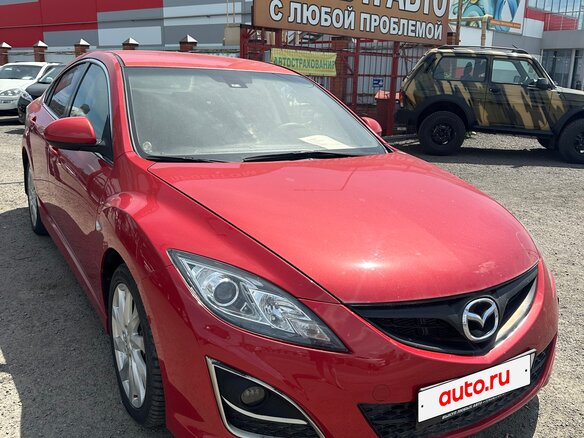 2011 Mazda 6 II (GH) Рестайлинг, красный, 985000 рублей - вид 4
