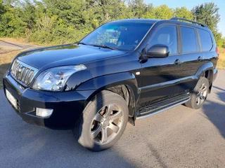 2007 Toyota Land Cruiser Prado 5-speed 120 Series, чёрный, 1900000 рублей, вид 1
