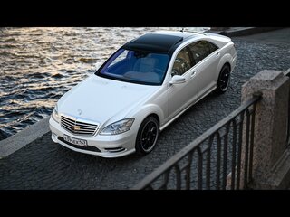 2009 Mercedes-Benz S-Класс 500 Long V (W221) Рестайлинг, белый, 2350000 рублей, вид 5
