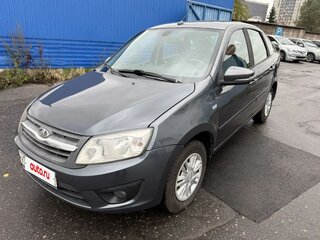 2016 Lada (ВАЗ) Granta I, серебристый, 398000 рублей, вид 2