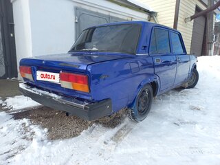 1997 Lada (ВАЗ) 2107, синий, 99999 рублей, вид 5