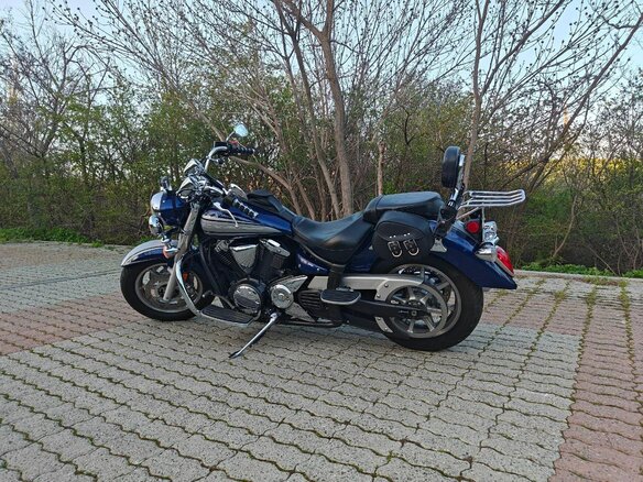 2009 Yamaha XVS1300, синий, 850000 рублей - вид 1
