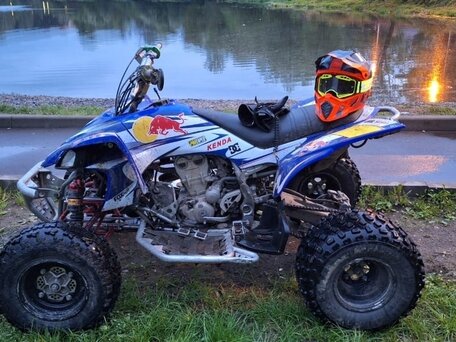 2007 Yamaha YFZ 450, синий, 650000 рублей, вид 1