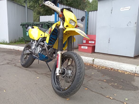 2001 Suzuki DR-Z 400, жёлтый, 460000 рублей - вид 9