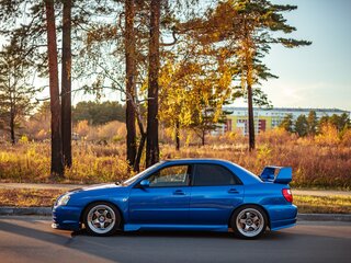 2001 Subaru Impreza WRX II, синий, 1490000 рублей, вид 2