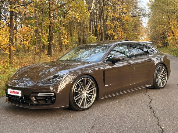 2021 Porsche Panamera 4S E-Hybrid Sport Turismo II Рестайлинг, коричневый, 11200000 рублей - вид 5