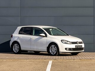 2012 Volkswagen Golf VI, белый, 950000 рублей, вид 3