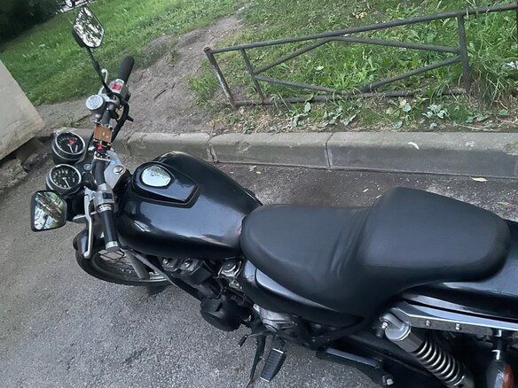 1995 Kawasaki ZL400 Eliminator, чёрный, 280000 рублей - вид 5