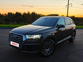 2015 Audi Q7 II (4M), коричневый, 3650000 рублей, вид 3
