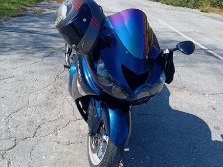 2008 Kawasaki ZZR 1400, синий, 550000 рублей, вид 1