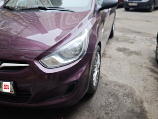 2013 Hyundai Solaris I, фиолетовый, 780000 рублей, вид 2