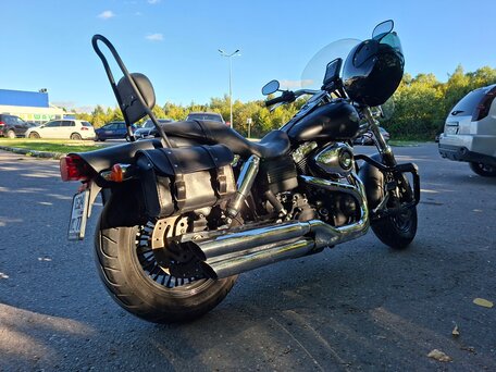 2012 Harley-Davidson Fat Bob, чёрный, 700000 рублей, вид 2