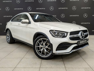 2020 Mercedes-Benz GLC Coupe 300 d I (C253) Рестайлинг, белый, 4840000 рублей, вид 3