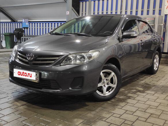 2012 Toyota Corolla X (E140, E150) Рестайлинг, серый, 999000 рублей - вид 1