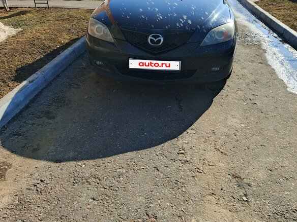 2007 Mazda 3 I (BK) Рестайлинг, чёрный, 500000 рублей