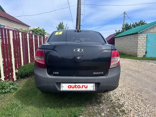 2013 Lada (ВАЗ) Granta I, чёрный, 240000 рублей, вид 4