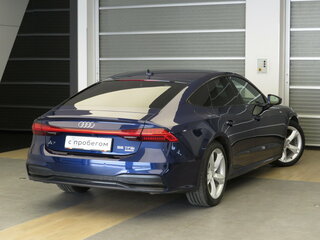 2018 Audi A7 55 TFSI II (4K), синий, 3870000 рублей, вид 2