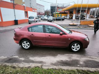 2008 Mazda 3 I (BK) Рестайлинг, красный, 400000 рублей, вид 4