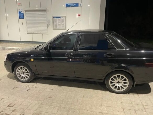 2014 Lada (ВАЗ) Priora I Рестайлинг, синий, 500000 рублей - вид 9