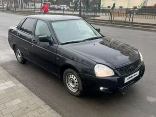 2007 Lada (ВАЗ) Priora I, чёрный, 210000 рублей, вид 1