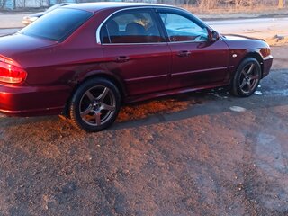 2007 Hyundai Sonata ТагАЗ IV (EF) Рестайлинг, красный, 299000 рублей, вид 4