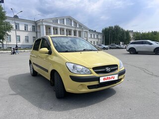 2009 Hyundai Getz I Рестайлинг, жёлтый, 500000 рублей, вид 2