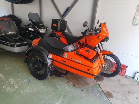 2004 KTM 640 Adventure, оранжевый, 500000 рублей, вид 3