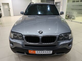 2007 BMW X3 25i I (E83) Рестайлинг, серый, 870000 рублей, вид 2