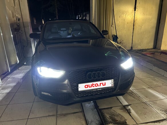 2014 Audi A4 IV (B8) Рестайлинг, чёрный, 1800000 рублей - вид 3