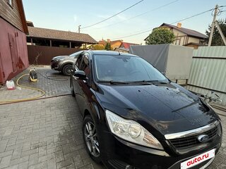 2008 Ford Focus II Рестайлинг, чёрный, 600000 рублей, вид 2