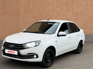 2019 Lada (ВАЗ) Granta I Рестайлинг, белый, 600000 рублей, вид 1