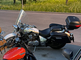 2008 Kawasaki VN900 Vulcan, белый, 499000 рублей, вид 2