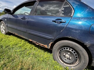 2006 Mitsubishi Lancer IX Рестайлинг, синий, 270000 рублей, вид 3