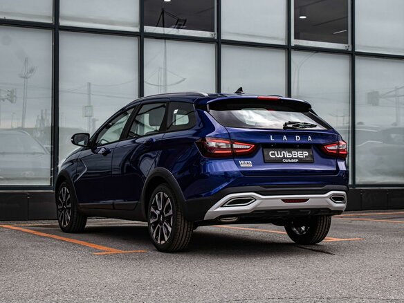 2026 Lada (ВАЗ) Vesta SW Cross I Рестайлинг (NG), синий - вид 2
