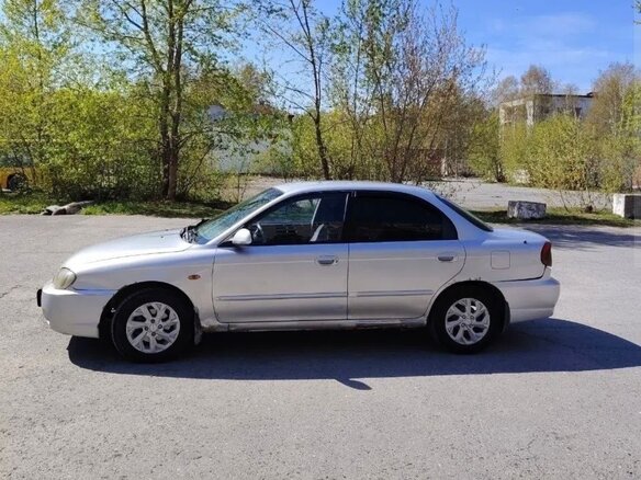 2008 Kia Spectra I Рестайлинг 2, серебристый, 160000 рублей - вид 5
