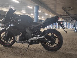 2011 Kawasaki ER-4F (Ninja 400R), чёрный, 360000 рублей, вид 3