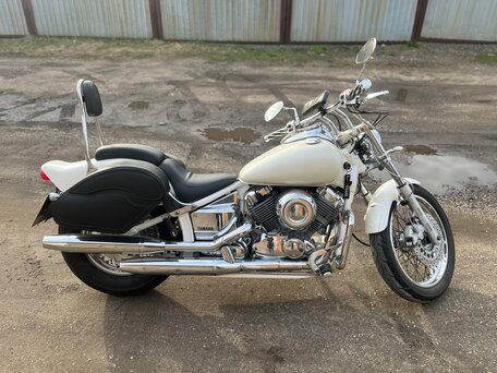 1998 Yamaha XVS400 Drag Star, белый, 320000 рублей, вид 4