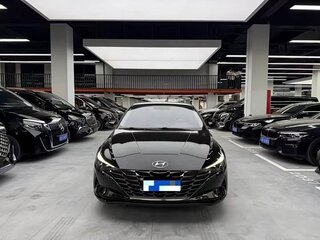 2022 Hyundai Elantra VII (CN7), чёрный, 1500000 рублей, вид 2