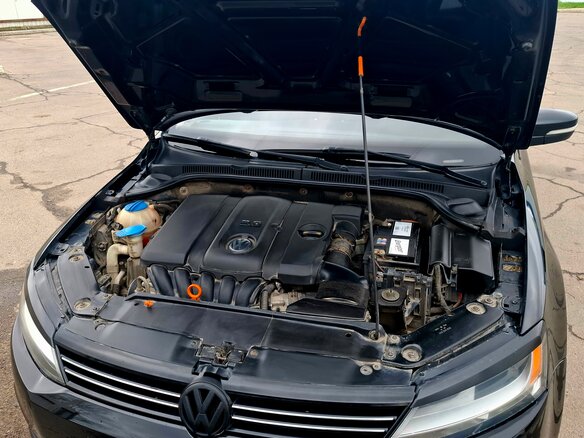 2011 Volkswagen Jetta VI, чёрный, 1100000 рублей - вид 14
